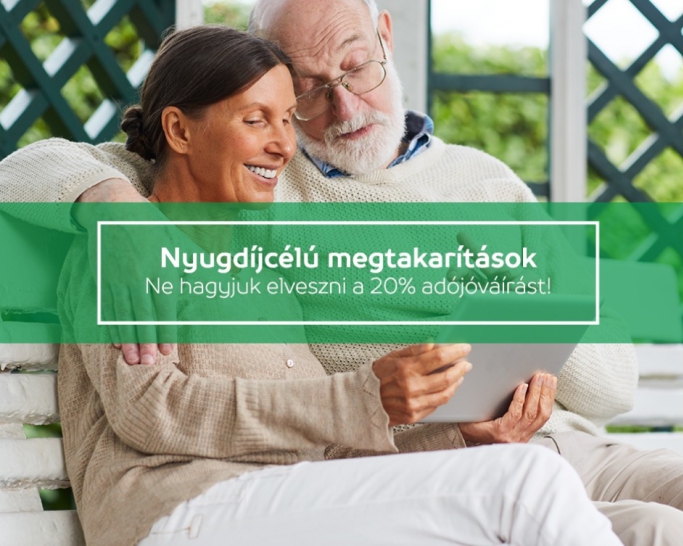 Nyugdíjcélú megtakarítások: Ne hagyjuk elveszni a 20% adójóváírást!